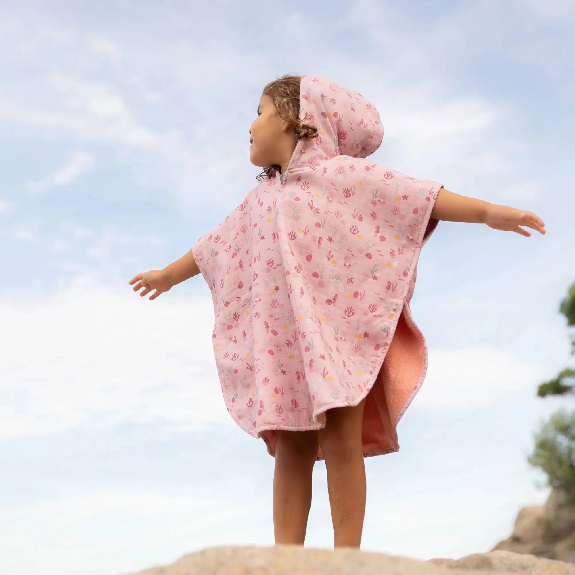 Little Dutch - Poncho de bain - Rayures (55x55 cm) (copie) – Image 8