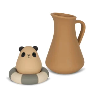 Konges Slojd - Jouets de bain en silicone - Anneau de natation Panda