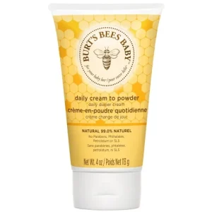 Burt's Bees Baby Bottom Cream and Powder in 1 (crème et poudre pour les fesses de bébé en 1)