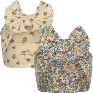 Konges Slojd - Accessoire pour cheveux - Bandeau - 2 pièces - Peonia Limone / Bibi Fleur