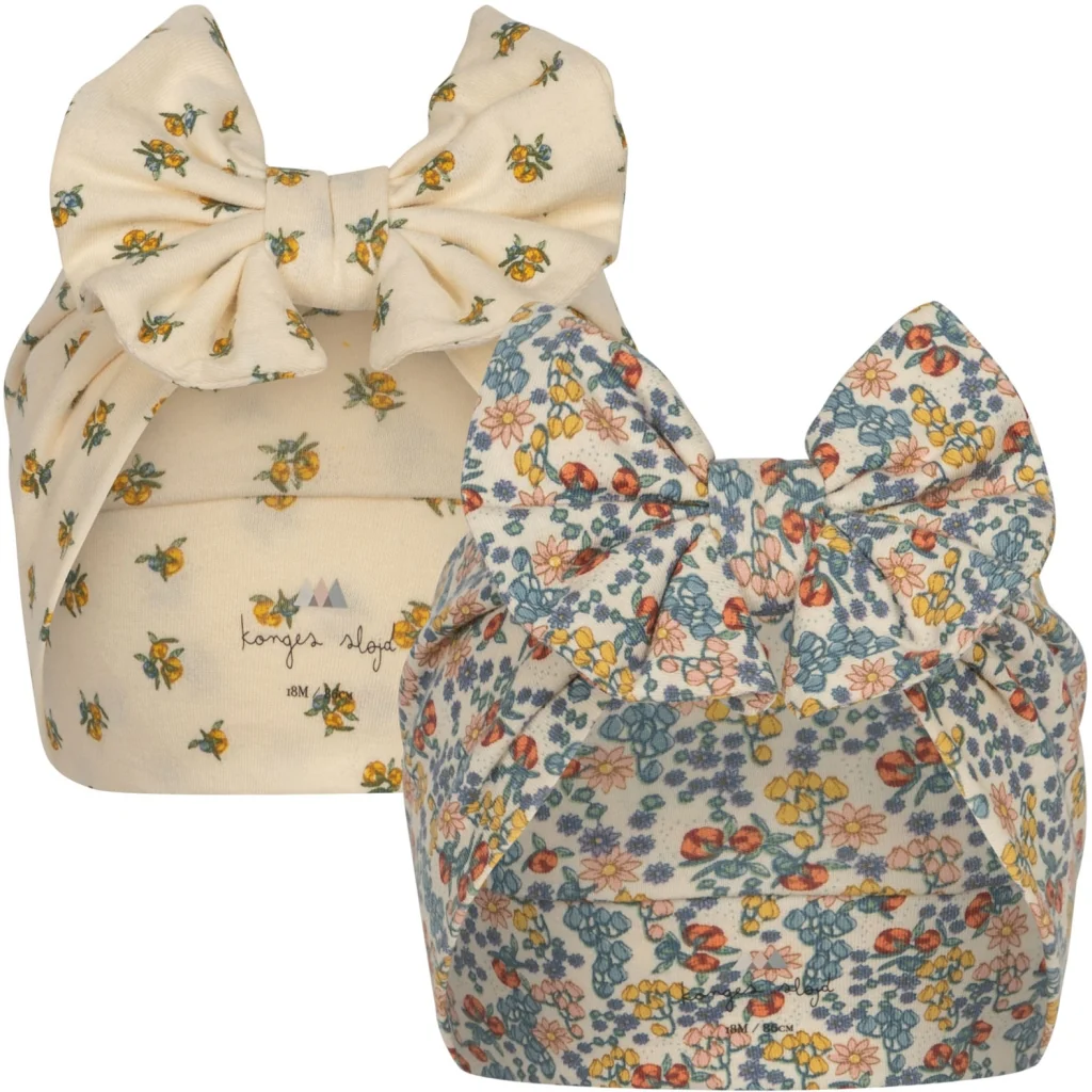 Konges Slojd - Accessoire pour cheveux - Bandeau - 2 pièces - Peonia Limone / Bibi Fleur – Image 2