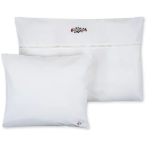 Konges Slojd - Linge de lit pour bébé 70x100 avec broderie