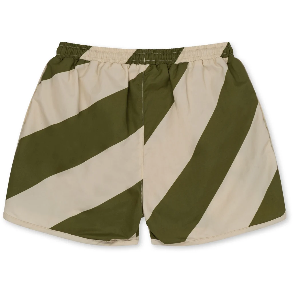 Konges Slojd - Maillot de bain - Asnou Dark Olive - Creamy White – Image 3