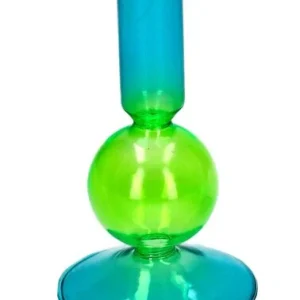 Bougeoir Néon - Vert & Bleu