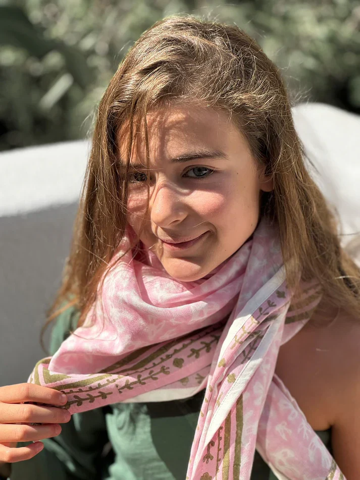 Foulard en coton – 100 % coton – Deux tailles disponibles - Calliste – Image 4