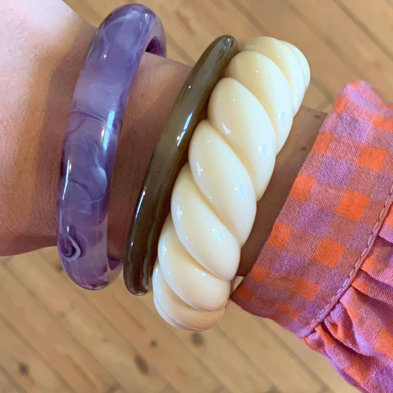 Jonc écru torsadé MM - Acétate de cellulose – Image 3