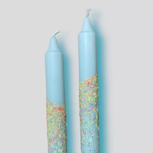 Bougie  Vibrante N15 bleu