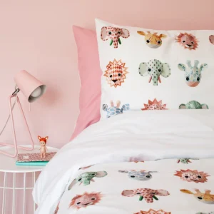 Studio Ditte Enveloppe de couette Junior (120x150cm) Animaux sauvages