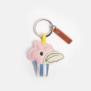 Porte-clés original Fleur dans un vase