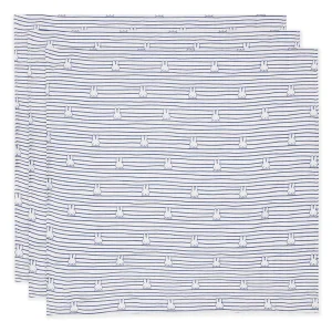 Jollein - Multidowels hydrophiles - Miffy Stripe (70x70cm) 3 paquets