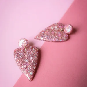 Boucles d’oreilles à paillettes – Fabriquées à Tours, France