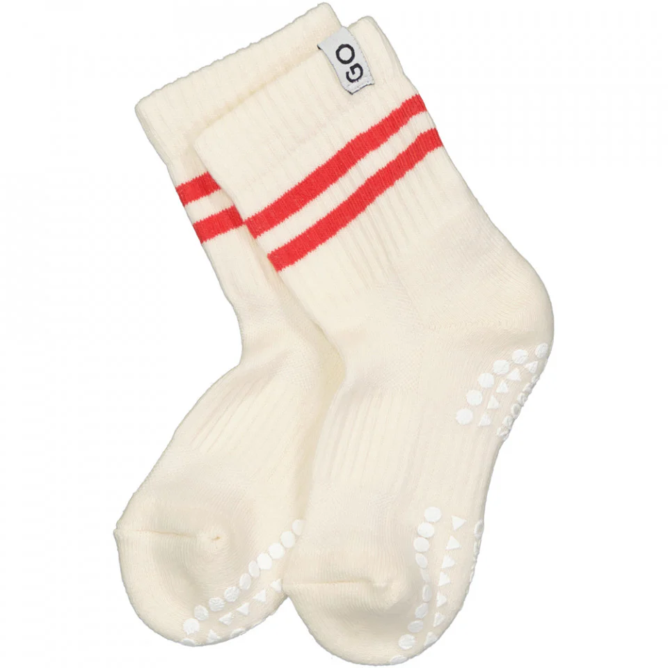 GoBabyGo - Chaussettes de sport antidérapantes en coton