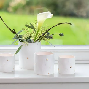 Photophore Porcelaine - Ange