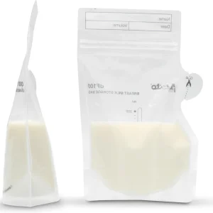 Alecto BF100 - Sachets de conservation du lait maternel 220 ml, 100 pièces