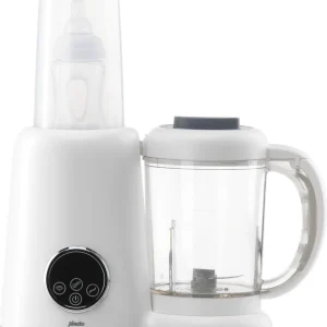 Alecto BFP-66 - Robot de cuisine pour bébé 5-en-1 - Blender et cuiseur vapeur - Blanc