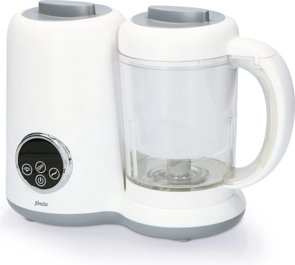 Alecto BFP-66 - Robot de cuisine pour bébé 5-en-1 - Blender et cuiseur vapeur - Blanc – Image 3