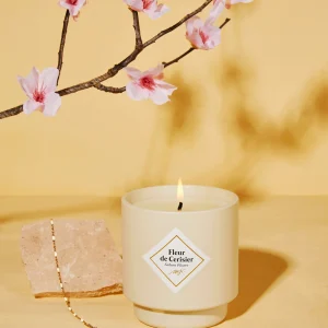 Bougie Bijou Fleur de Cerisier - bracelet perles