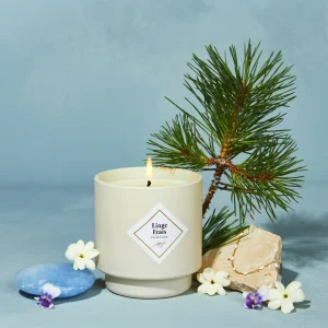 Bougie Bijou Linge Frais - bracelet perles