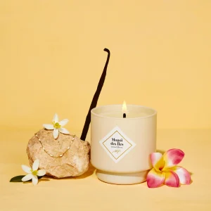 Bougie Bijou Monoï des îles - bracelet perles