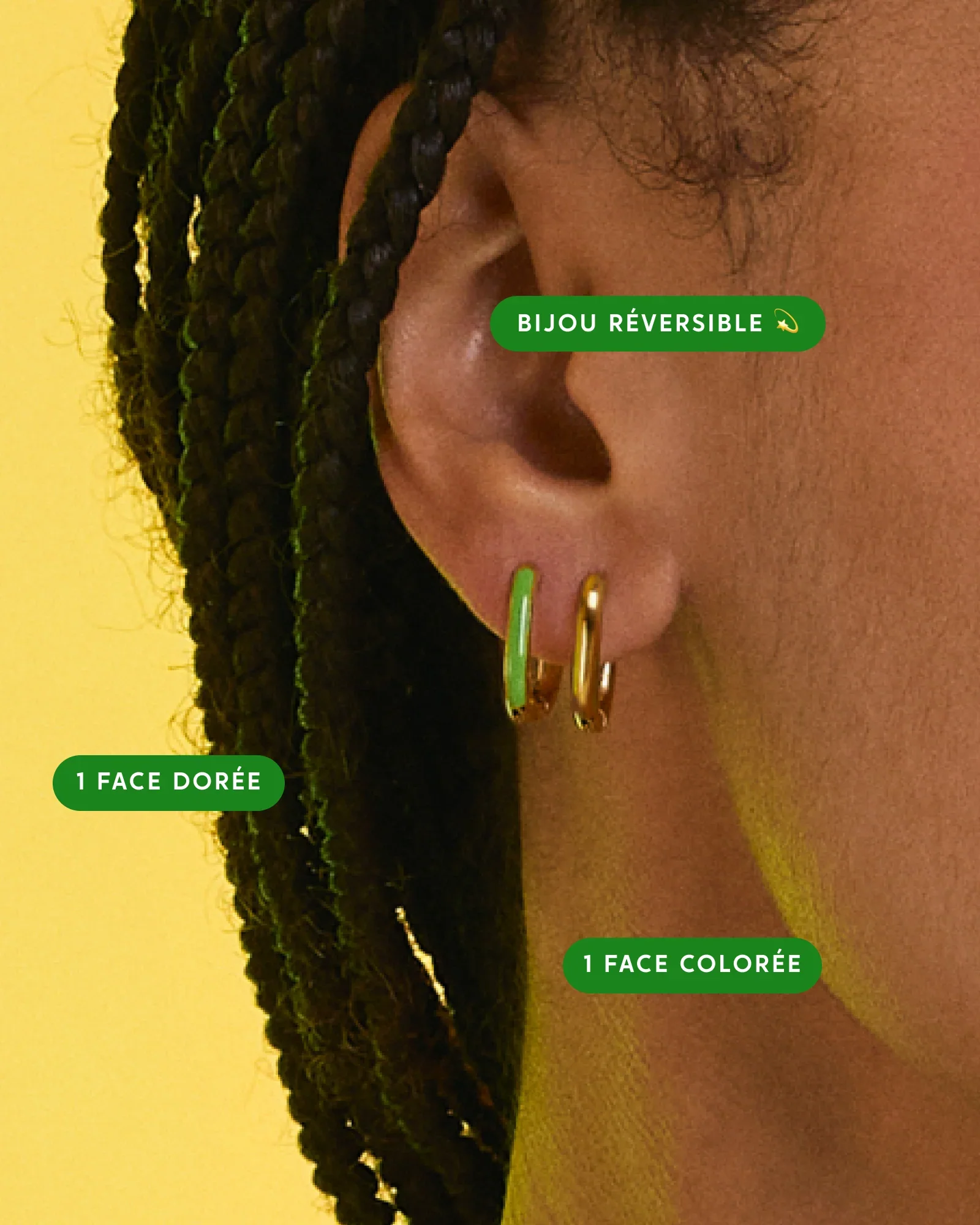 Bougie Bijou Néon Boucles d'Oreilles - Pomme Fizz – Image 5