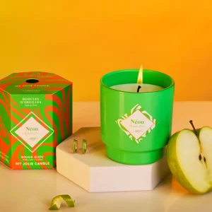 Bougie Bijou Néon Boucles d'Oreilles - Pomme Fizz