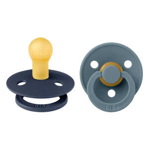 BIBS - Sucette caoutchouc naturel 2 pièces Deep Space/Petrol