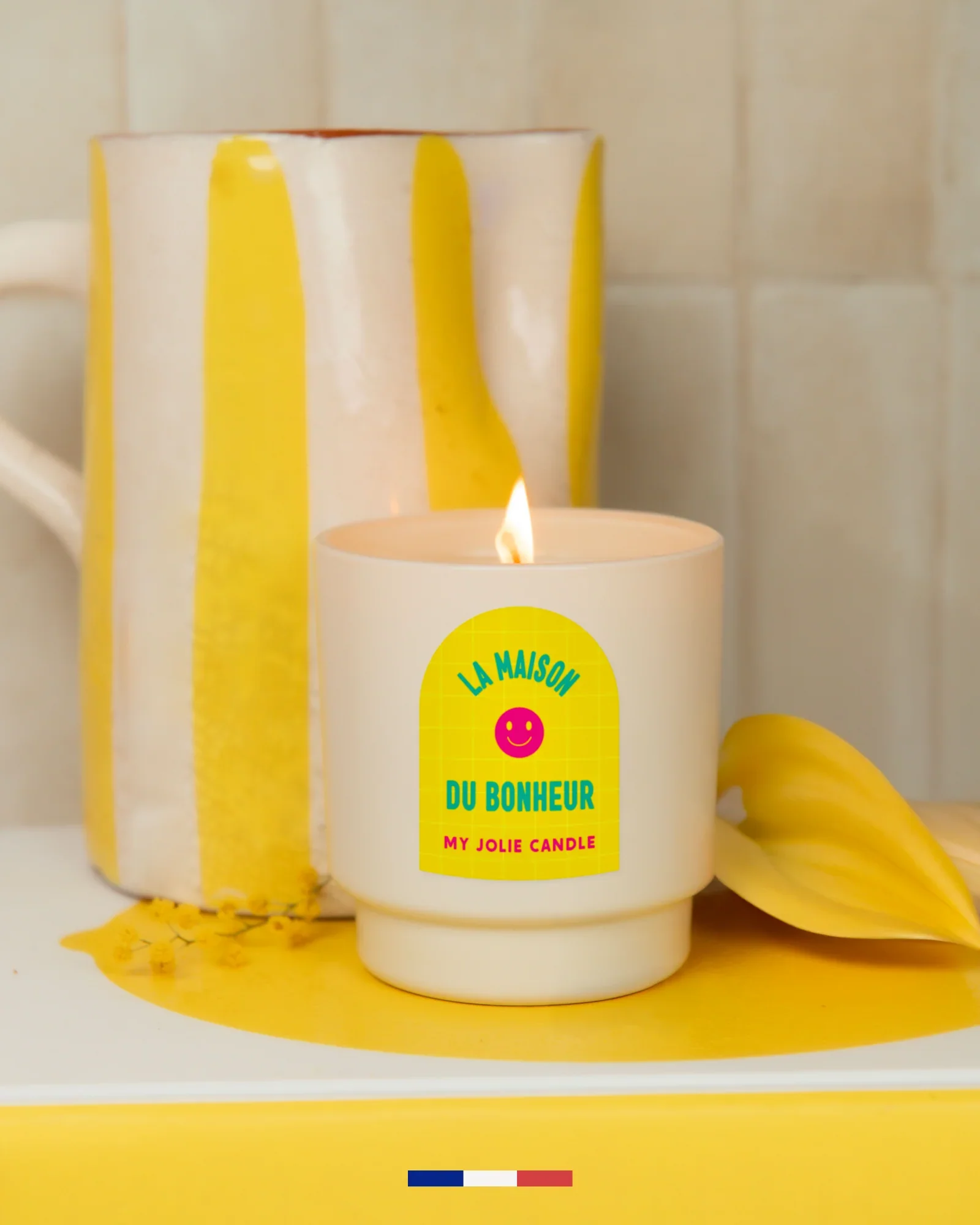 Bougie Parfumée à messages - La Maison du Bonheur – Image 2