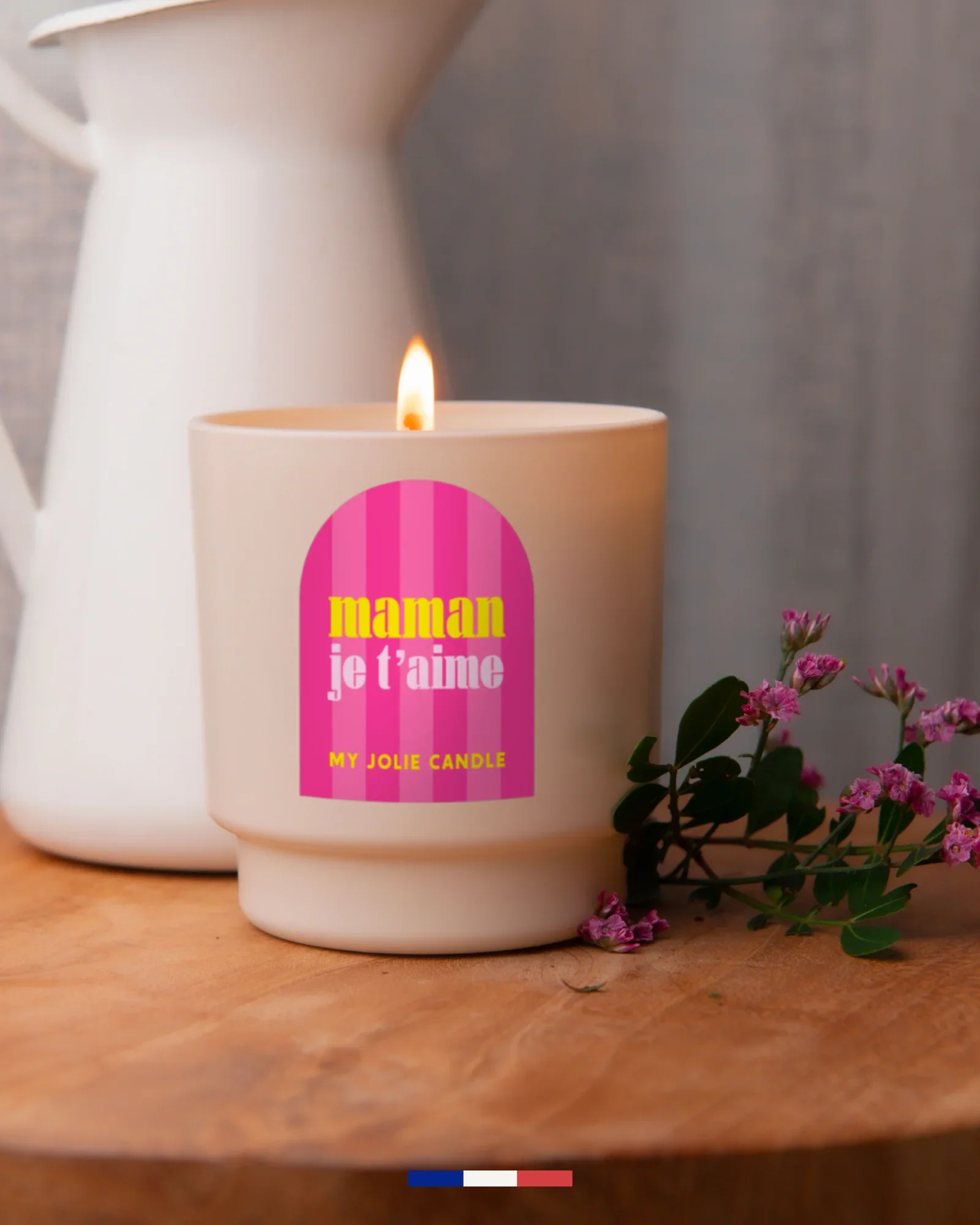 Bougie Parfumée à messages - Maman Je t'Aime – Image 2