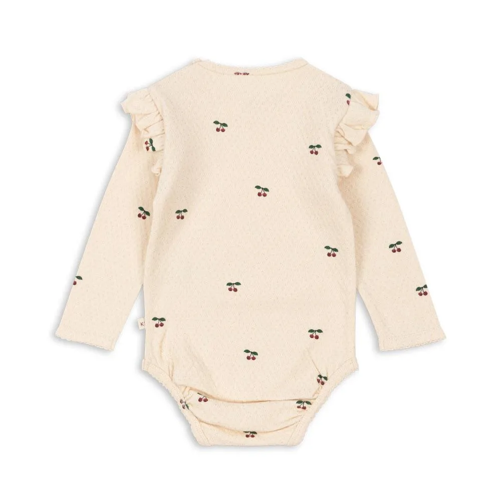 Konges Slojd - Barboteuse - Sui Frill Cherry – Image 4