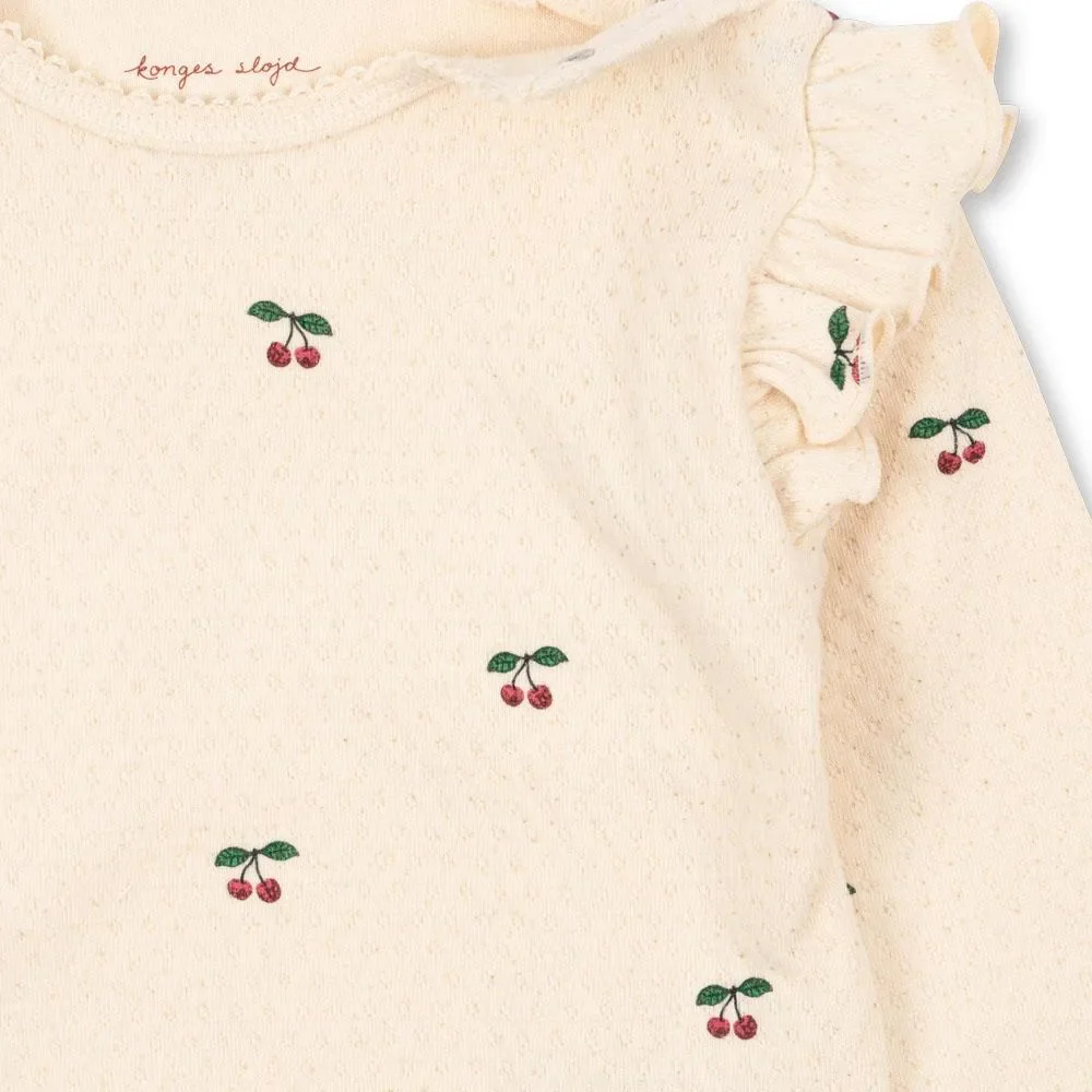 Konges Slojd - Barboteuse - Sui Frill Cherry – Image 3