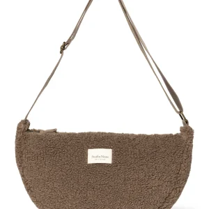 Studio Noos - Sac banane adulte en peluche marron
