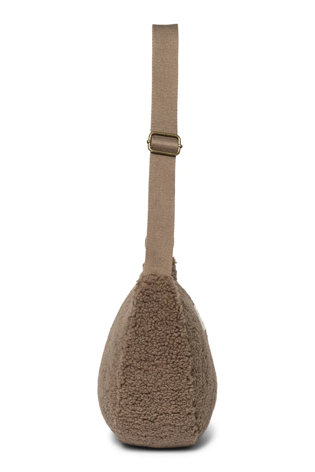 Studio Noos - Sac banane adulte en peluche marron – Image 4