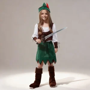 Déguisement Pirate Fille Vert