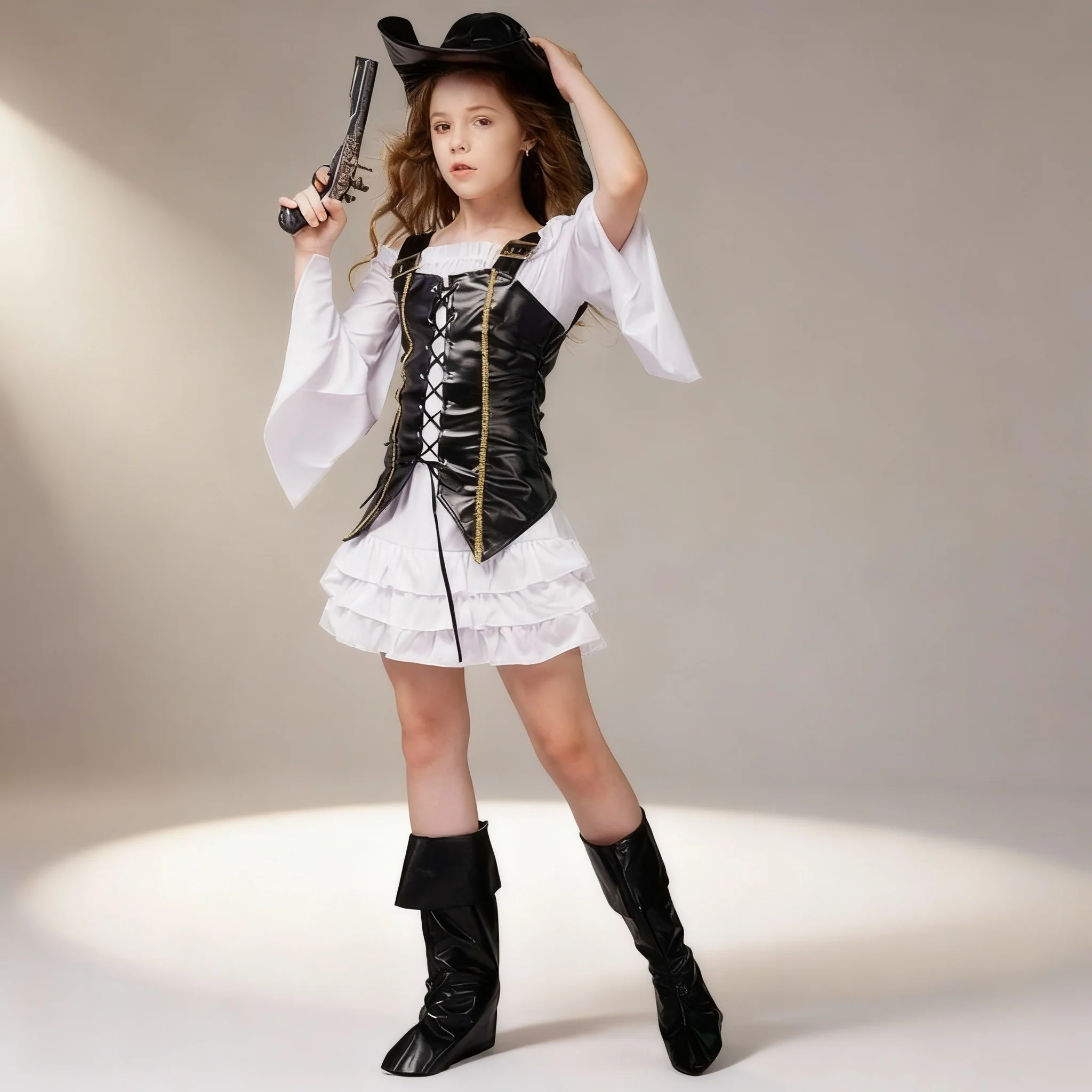 Déguisement Pirate Fille victorienne – Image 2