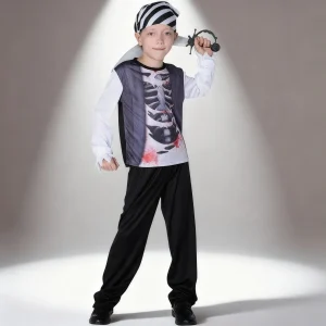 Déguisement Pirate Garçon Squelette