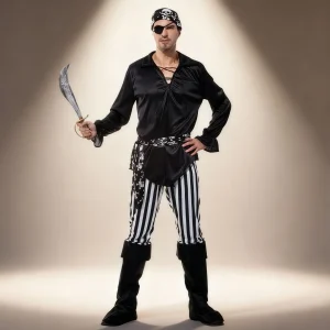Déguisement Pirate Homme Noir
