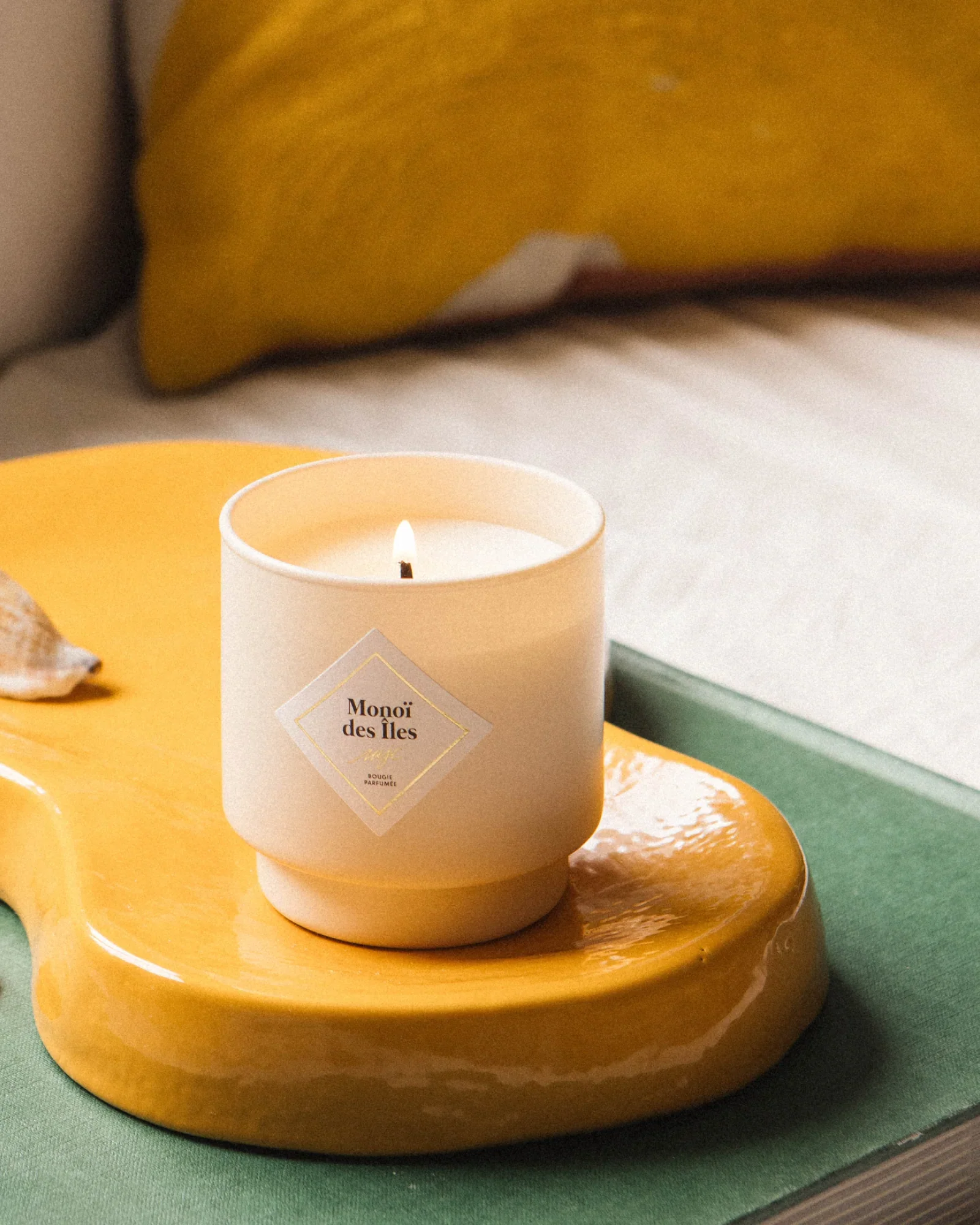 Bougie Bijou Monoï des îles - bracelet perles – Image 5