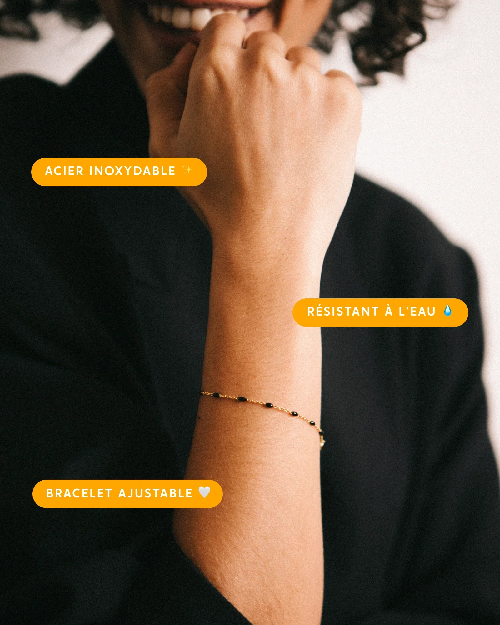 Bougie Bijou Monoï des îles - bracelet perles – Image 4