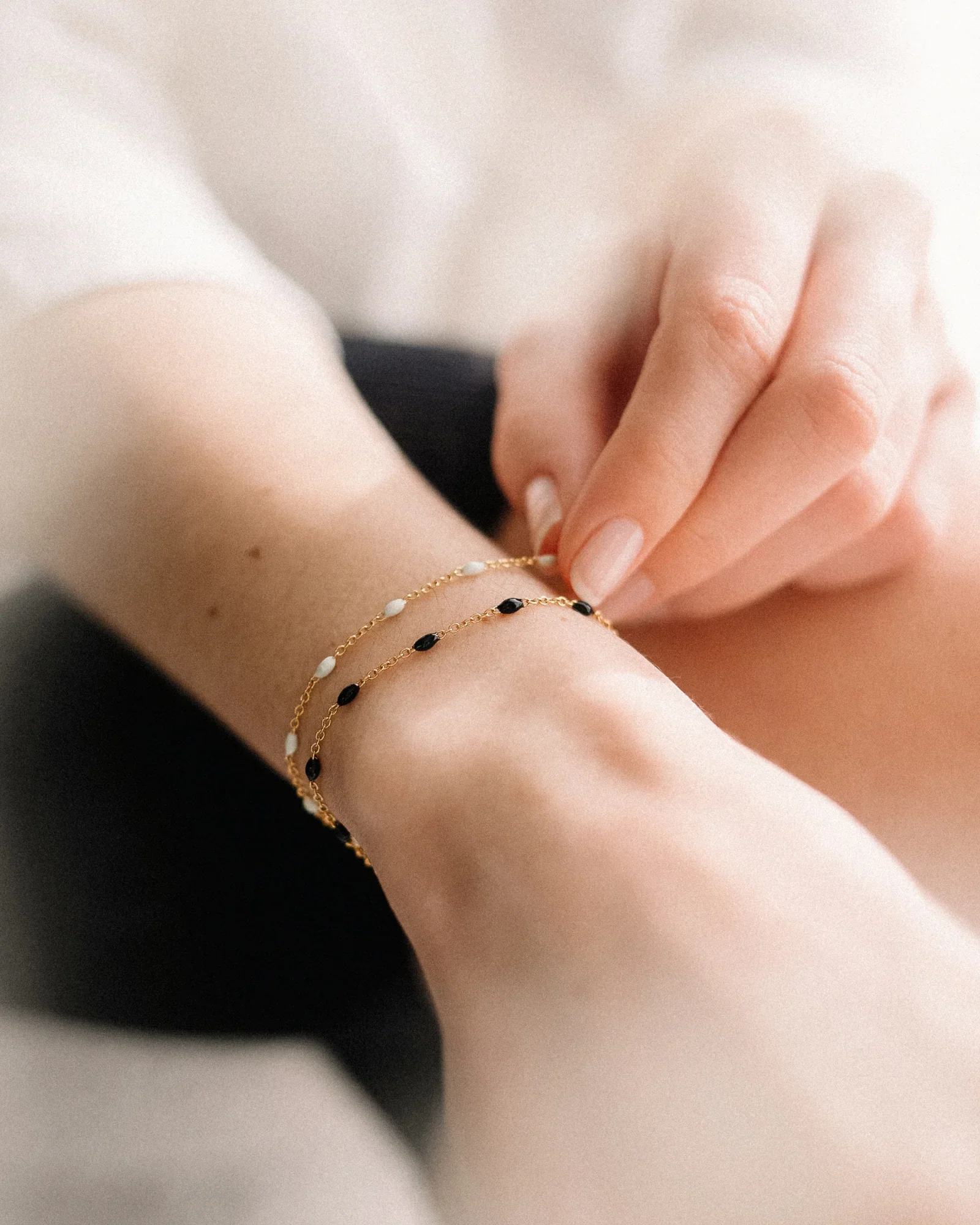 Bougie Bijou Linge Frais - bracelet perles – Image 5