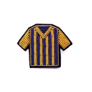 Broche brodée main - Maillot de foot