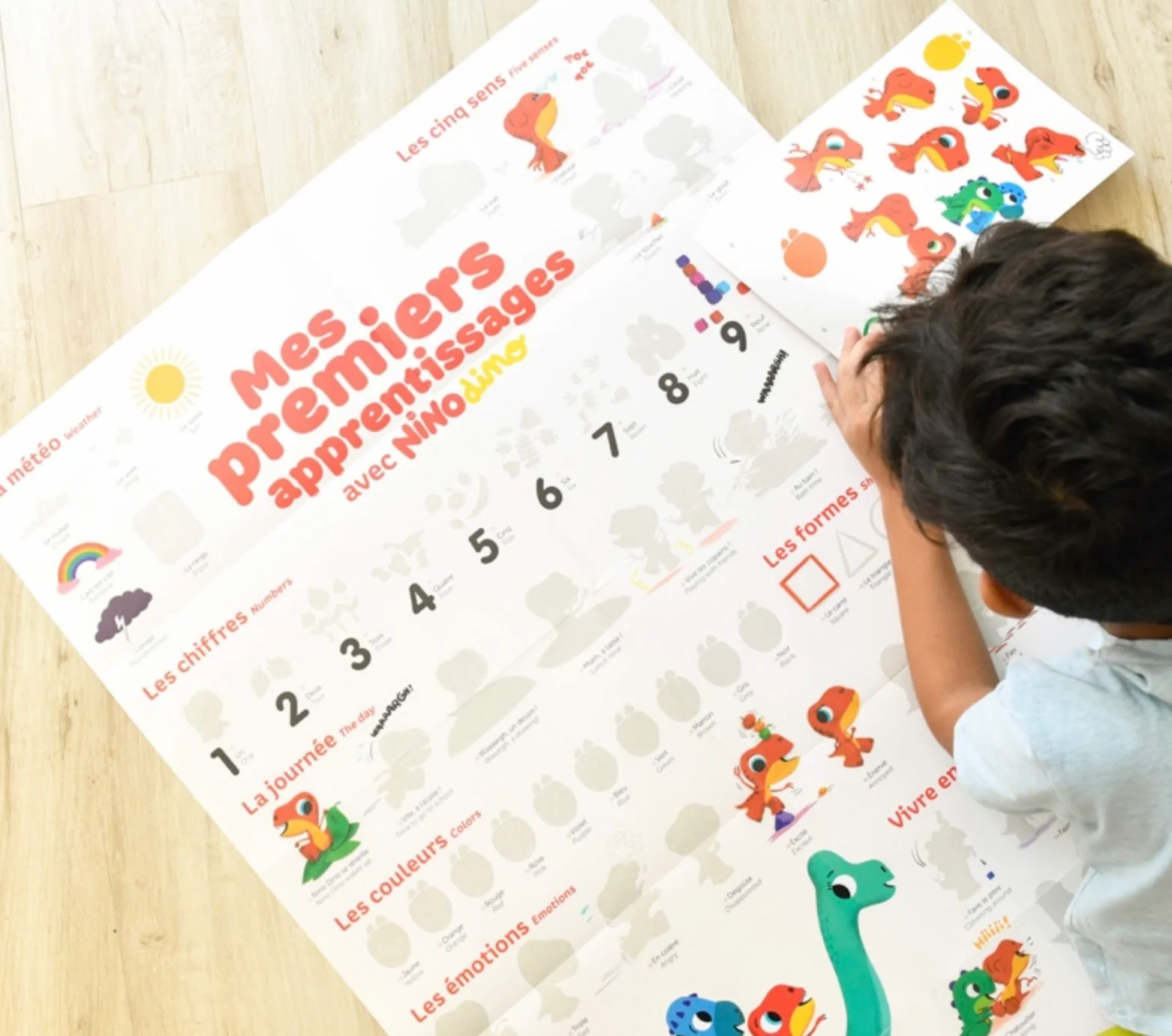 Mes premiers apprentissages - 60 stickers repositionnables – Image 3