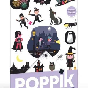 Mini poster Bouh! - 19 stickers repositionnables