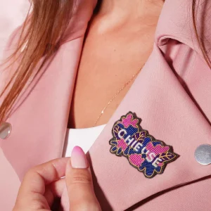 Broche Chieuse - Broderie Fait Main Cannetille