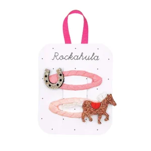 Rockahula - Pinces à cheveux Lucky Pony - Lot de 2