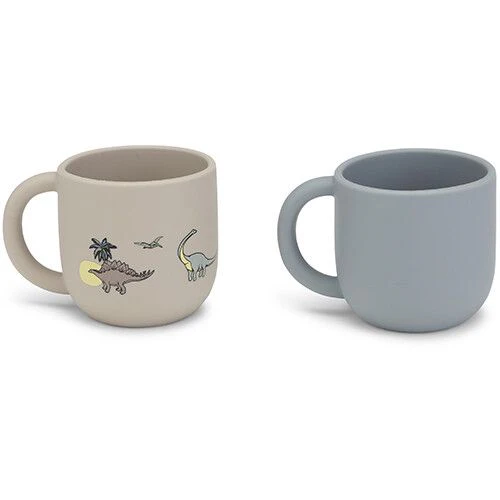Konges Slojd - Lot de 2 tasses en silicone pour enfants
