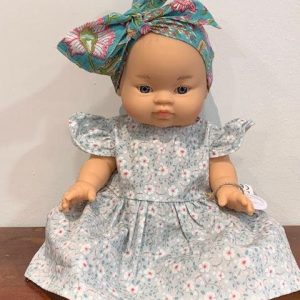 Paola Reina x Les Petits Bobos - Poupon asiatique aux yeux clairs Alizée