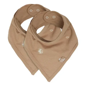 Jollein - Stargaze Biscuit - Lot de 2 bavoirs bandana