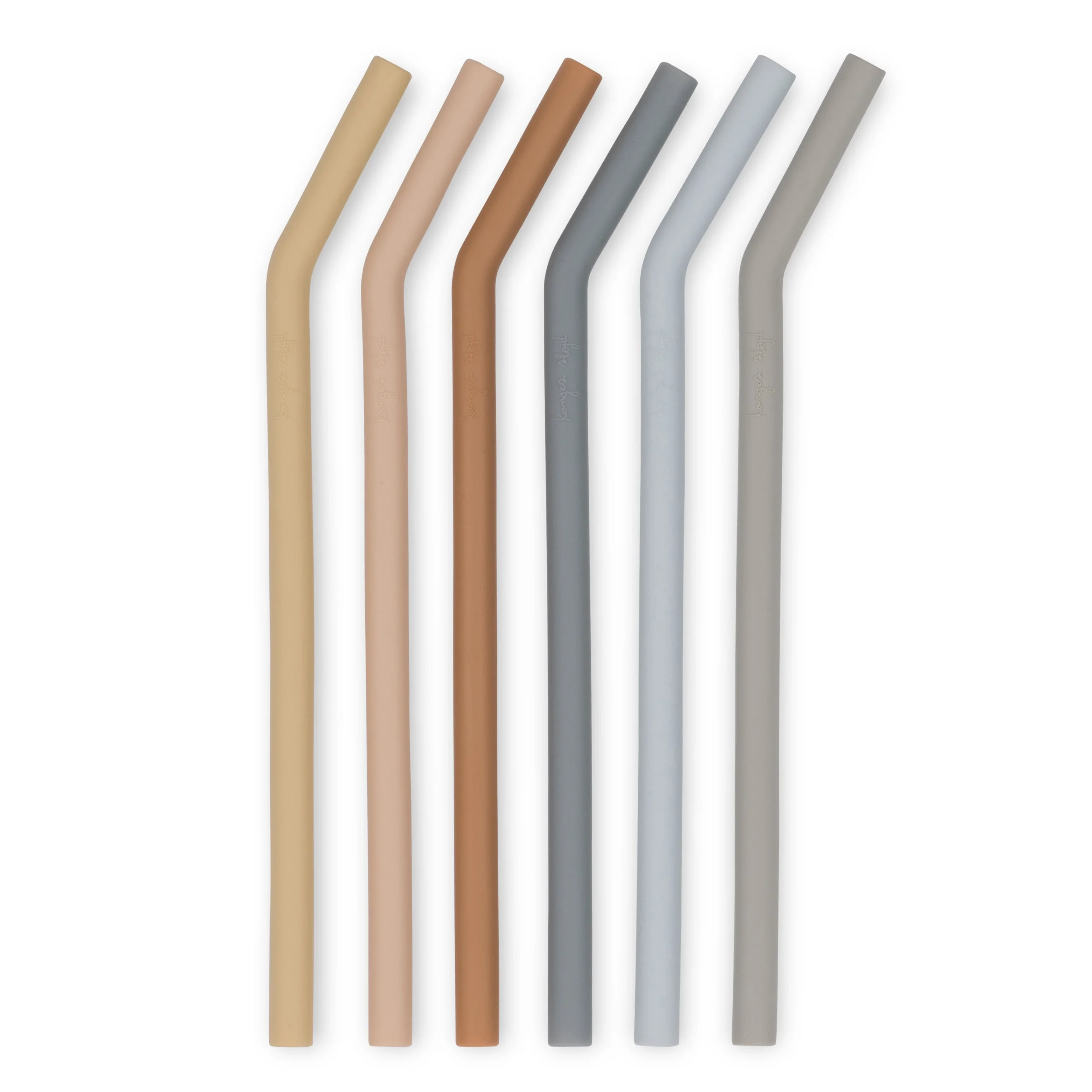 Konges Slojd - Lot de 6 Pailles en silicone – Image 2