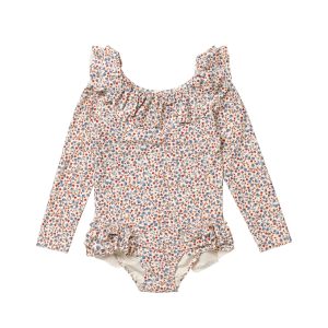 Konges Sløjd - Maillot de bain à manches longues Mimi - Marche de Fleur