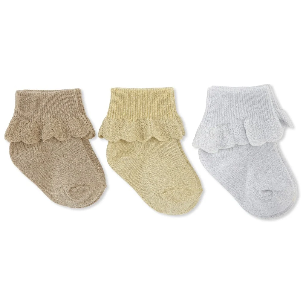 Konges Sløjd - Chaussettes à volants (lot de 3) – Image 4
